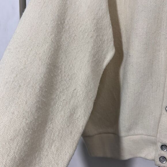 Vintage Izod Lacoste Cardigan Mens L Grandpa  Alligator Logo Acrylic Grunge - Picture 4 of 10